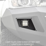 BR6/BR11 Light Plates Textured Black Designed for Rigid D-Series Dually 2010-2018 Dodge Ram 2500/3500 Go Rhino