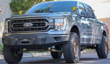 BR6 Winch Ready Front Bumper for Ford F 150 Textured Black 2021-2023 Ford F-150 Go Rhino