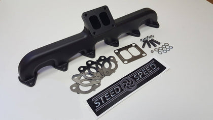 Steed Speed 24 Valve T4 Angled Manifold With Wastegate