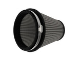 Magnum Flow Universal Clamp-On Air Filter w/ Pro Dry S Media 6 Inch F X 7-1/2 Inch B X 4-3/4 Inch T X 8 Inch H aFe Power