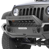 Trailline 20 Light Mount Bar Textured Black 2007-2026 Jeep Wrangler JK/JL 2020-2025 Jeep Gladiator 2021-2025 Ford Bronco Go Rhino