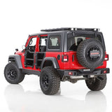 Rockline Body Mount Spare Tire Carrier Textured Black 2018-2026 Jeep Wrangler Go Rhino