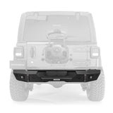 Trailline Rear Stubby Bumper Textured Black 2018-2026 Jeep Wrangler Go Rhino