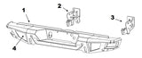 BR20 Rear Bumper Replacement 2015-2020 Ford F-150 Go Rhino