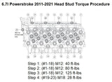 Head Stud Kit for 2011-2021 6.7l Ford Powerstroke