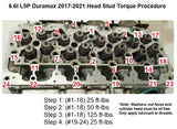Head Stud Kit for 2017-2021 6.6l L5P Duramax Chevy GMC