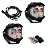 LP4 Pro LED Auxiliary Light Pod Pair Light Pattern Driving/Combo Color Clear Backlight Baja Designs