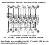 Head Stud Kit for 1989-1997 5.9l 12V Cummins Dodge