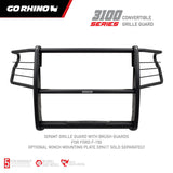 3100 Series StepGuard with Brush Guards Textured Black 2018-2020 Ford F-150 Go Rhino