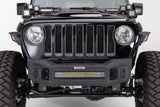 Rockline Front Stubby Bumper Textured Black 2007-2026 Jeep Wrangler JK/JL 2020-2025 Jeep Gladiator Go Rhino
