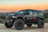 Rockline Front Stubby Bumper W/ Overrider Textured Black 2007-2025 Jeep Wrangler JK/JL 2020-2025 Jeep Gladiator Go Rhino