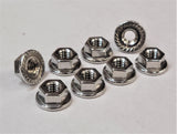 8x Stainless Glow Plug Nuts for 6.6l Duramax LB7-L5P 2001-2023 Chevy GMC