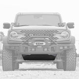 Rockline Front Bumper Lower Skid Plate For Ford Bronco Textured Black 2021-2026 Ford Bronco 2025-2025 Jeep Gladiator Go Rhino