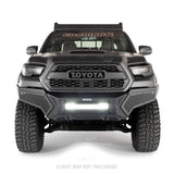 Element Front Bumper with Power Actuated Hide Away Light Bar Mount Textured Black 2016-2023 Toyota Tacoma Go Rhino