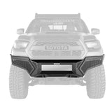 Element Front Bumper with Fixed Light Bar Mount Textured Black 2016-2023 Toyota Tacoma Go Rhino