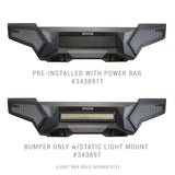 Element Front Bumper with Fixed Light Bar Mount Textured Black 2024-2026 Toyota Tacoma Go Rhino