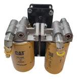 Dual Diesel CAT Fuel Filter Remote Mount Filter System