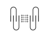 99-10 FSD Rear U-Bolt Kit Icon Vehicle Dynamics