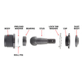 Dodge Ram 03-13 HD Knurled Adjustable Ball Joint Kit 1500/2500/3500 4X4 Synergy MFG