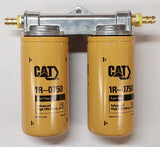 Dual Diesel Fuel Filter Remote Mount System for CAT Filters