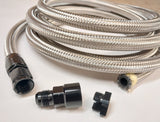Stainless Steel Fuel Line Kit for 2001-2010 6.6 Duramax Chevy GMC