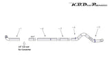 4" Stainless Steel Exhaust System for 6.6l 2000-2006 Chevy GMC Suburban Yukon