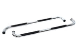 4000 Series SideSteps with Mounting Brackets Polished Stainless Steel 2015-2018 Ram 1500 Go Rhino