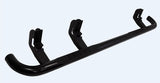 4000 Series SideSteps With Mounting Bracket Kit Powder Coat Black 2019-2026 Ram 1500 Go Rhino