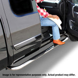 4000 Series SideSteps With Mountins Bracket Kit Polished Stainless Steel 2019-2026 Ram 1500 Go Rhino