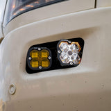 Squadron 2.0 Sport/Squadron Sae Dual Fog Pocket Light Kit Ram 2009-12 1500 2010-18 2500/3500 Baja Designs