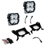 Squadron 2.0 Sport Fog Pocket Light Kit Chevy 2019-22 Silverado 1500 2020-22 2500HD/3500HD Baja Designs