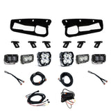 Squadron 2.0 Sport/S2 Sport/S2 Sae Sportman Fog Pocket Light Kit Ford 2021-27 Bronco 2022-24 Bronco Raptor w/ Steel Bumper Clear Baja Designs