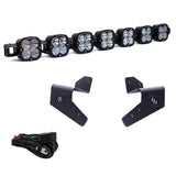 7XL Pro Linkable LED Light Bar Roof Mount Kit for Can-Am Maverick R 2024-2025 (Light Pattern Multi-Pattern, Clear) Baja Designs