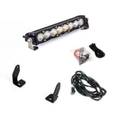 S8 10 Inch Light Bar Hood Mount Kit Polaris 2025 RZR ProR; ProS; ProXP, Baja Designs