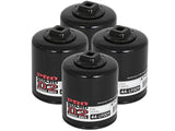 Proguard Oil Filter (4 Pack) 13/16-16 Inch Thread 4.53 Inch H x 2.92 Inch OD aFe Power
