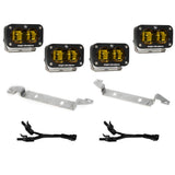 2024-Present Toyota Tacoma S2 SAE Baja Amber OEM Fog Replacement Kit Baja Designs