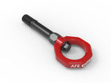 aFe Control Front Tow Hook Red Nissan Z 23-26 V6-3.0L (tt) aFe Power