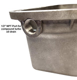 High Capacity Cast Aluminum Oil Pan for 2001-2010 6.6l Duramax Chevy GMC