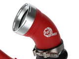 BladeRunner 3 Inch & 3-1/2 Inch Aluminum Hot and Cold Charge Pipe Kit Red GM Diesel Trucks 06-10 V8-6.6L (td) Lbz/Lmm aFe Power
