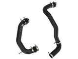 BladeRunner 3 Inch Aluminum Hot and Cold Charge Pipe Kit Black Ford Diesel Trucks 08-10 V8-6.4L (td) aFe Power