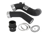 BladeRunner 2-1/2 to 3 Inch Aluminum Cold Charge Pipe Black BMW 335i (F30) 12-15/ M235i (F22/23) 14-16 L6-3.0L (t) N55 A/T aFe Power