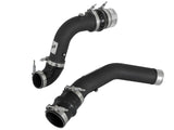 BladeRunner 3 Inch Aluminum Hot and Cold Charge Pipe Kit Black Ford Diesel Trucks 17-22 V8-6.7L (td) aFe Power