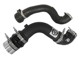BladeRunner 3 Inch Aluminum Hot and Cold Charge Pipe Kit Black Ford Diesel Trucks 17-22 V8-6.7L (td) aFe Power