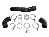 BladeRunner 2-1/2 Inch Aluminum Hot Charge Pipe Black Toyota Gr Supra (A90) 20-26 L6-3.0L (t) aFe Power