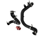 BladeRunner Aluminum Hot and Cold Charge Pipe Kit Black w/ Turbo Muffler Delete Volkswagen Gti (Mkvii) 15-21 L4-2.0L (t) aFe Power