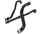 BladeRunner Aluminum Hot and Cold Charge Pipe Kit Black Ford F-150 21-24 V6-2.7L (tt) aFe Power
