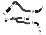 BladeRunner 3 Inch Aluminum Hot and Cold Charge Pipe Kit Black Kia Stinger 18-23 V6-3.3L (tt) aFe Power