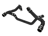 BladeRunner Aluminum Hot and Cold Charge Pipe Kit Black Ford Explorer St 22-24 V6-3.0L (tt) aFe Power