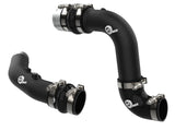 BladeRunner Aluminum Hot and Cold Charge Pipe Kit Black Ford Diesel Trucks 23-26 V8-6.7L (td) High Output aFe Power