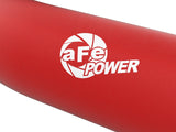 BladeRunner Aluminum Hot and Cold Charge Pipe Kit Red Ford Diesel Trucks 23-26 V8-6.7L (td) aFe Power
